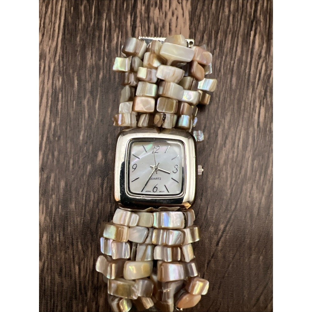 Ladies Multi Strings Beautiful Colorful Stones Watch Working